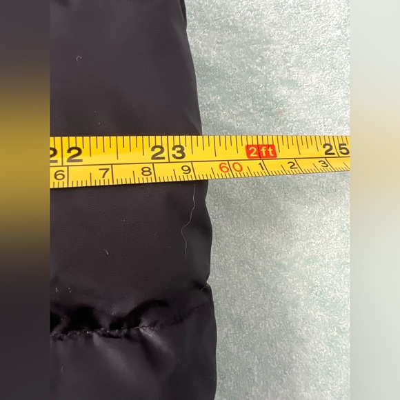 Banana Republic Black Quilted Puffer Vest with Gray Trim L - Picture 5 of 7